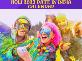 Holi 2023 Date in India Calendar